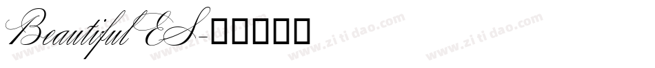 Beautiful ES字体转换